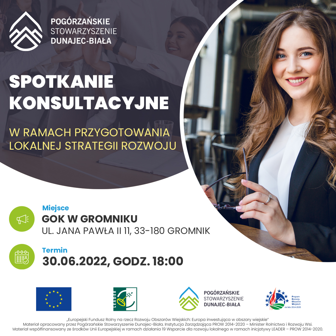 Spotkanie konsultacyjne – Gromnik – 30.06.2022
