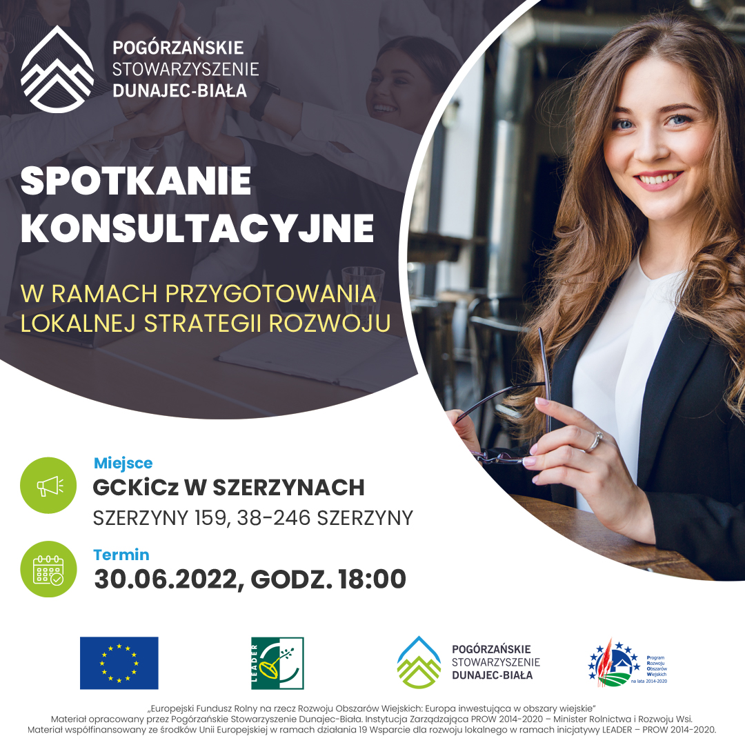 Spotkanie konsultacyjne – Szerzyny – 30.06.2022